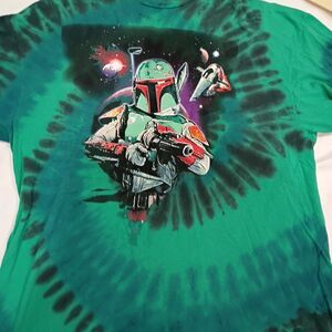 Star Wars mens Mandalorian bounty hunter shirt size Extra Large